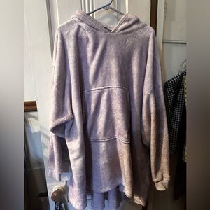 Ultimate Cozy Comfy Blanket Sweatshirt - Oversized Lavender